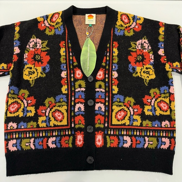 FARM Rio Flowers Tapestry Cardigan - Picture 6 of 16